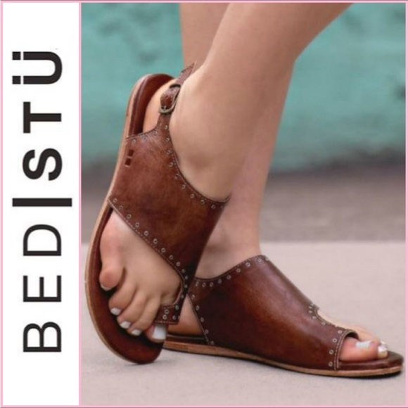 Bed Stu Shoes - Bed Stu Misha Distressed Leather Sandals